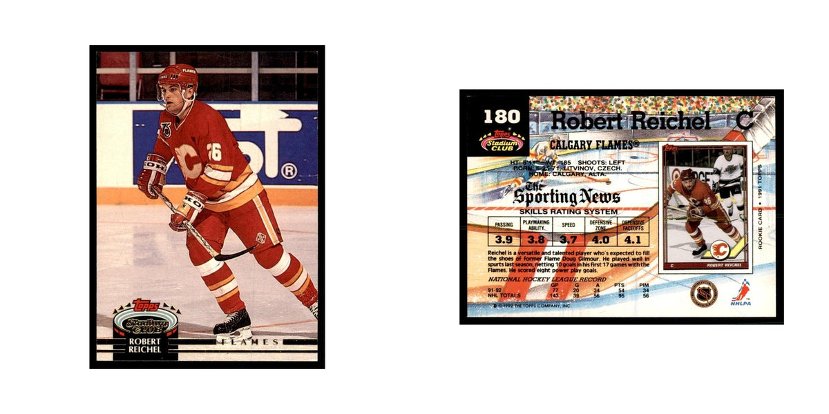 1992 Stadium Club Robert Reichel Hockey Cards #180
