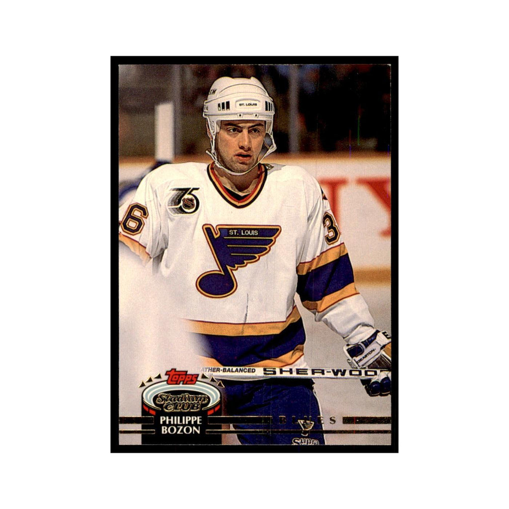 1992 Stadium Club Philippe Bozon Hockey Cards #8