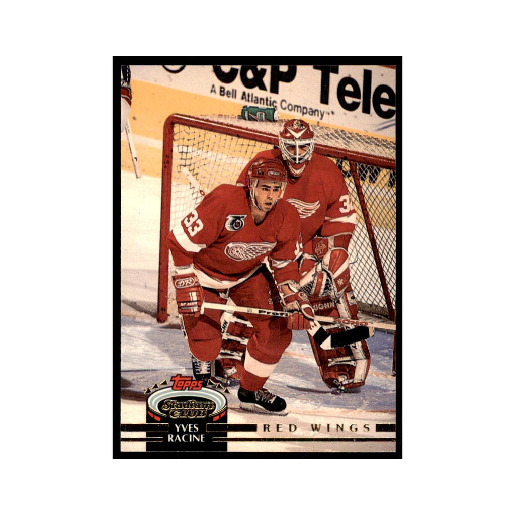 1992 Stadium Club Yves Racine Hockey Cards #6