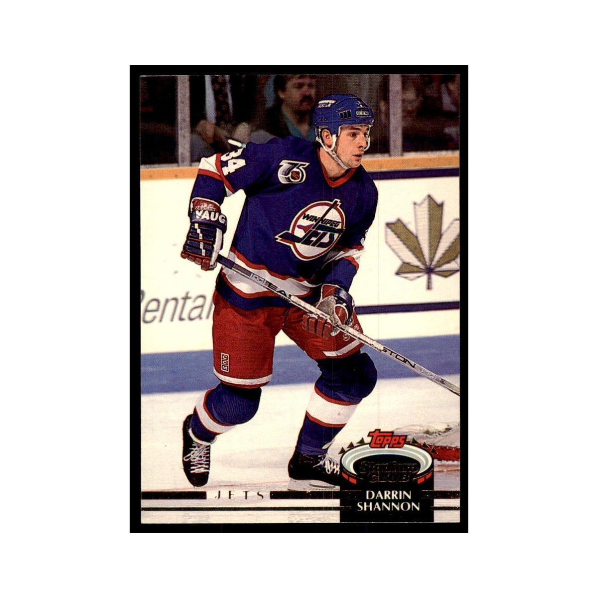 1992 Stadium Club Darrin Shannon Hockey Cards #55