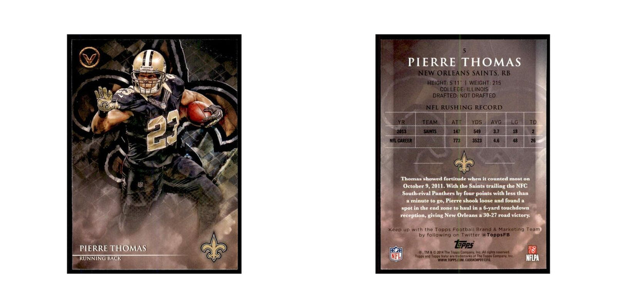 2014 Topps Valor Pierre Thomas Football Cards #5