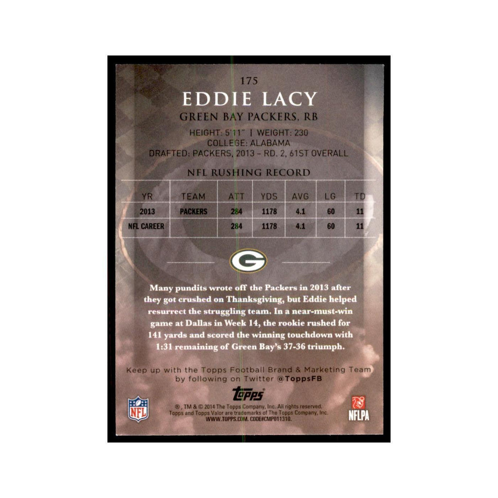 2014 Topps Valor Eddie Lacy Football Cards #175