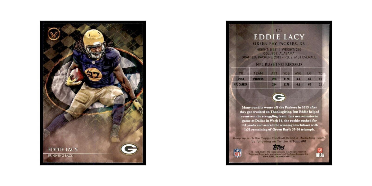 2014 Topps Valor Eddie Lacy Football Cards #175