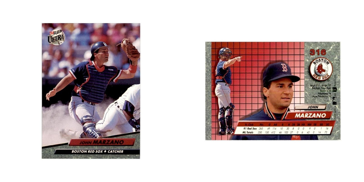 1992 Fleer Ultra John Marzano Baseball Cards #316