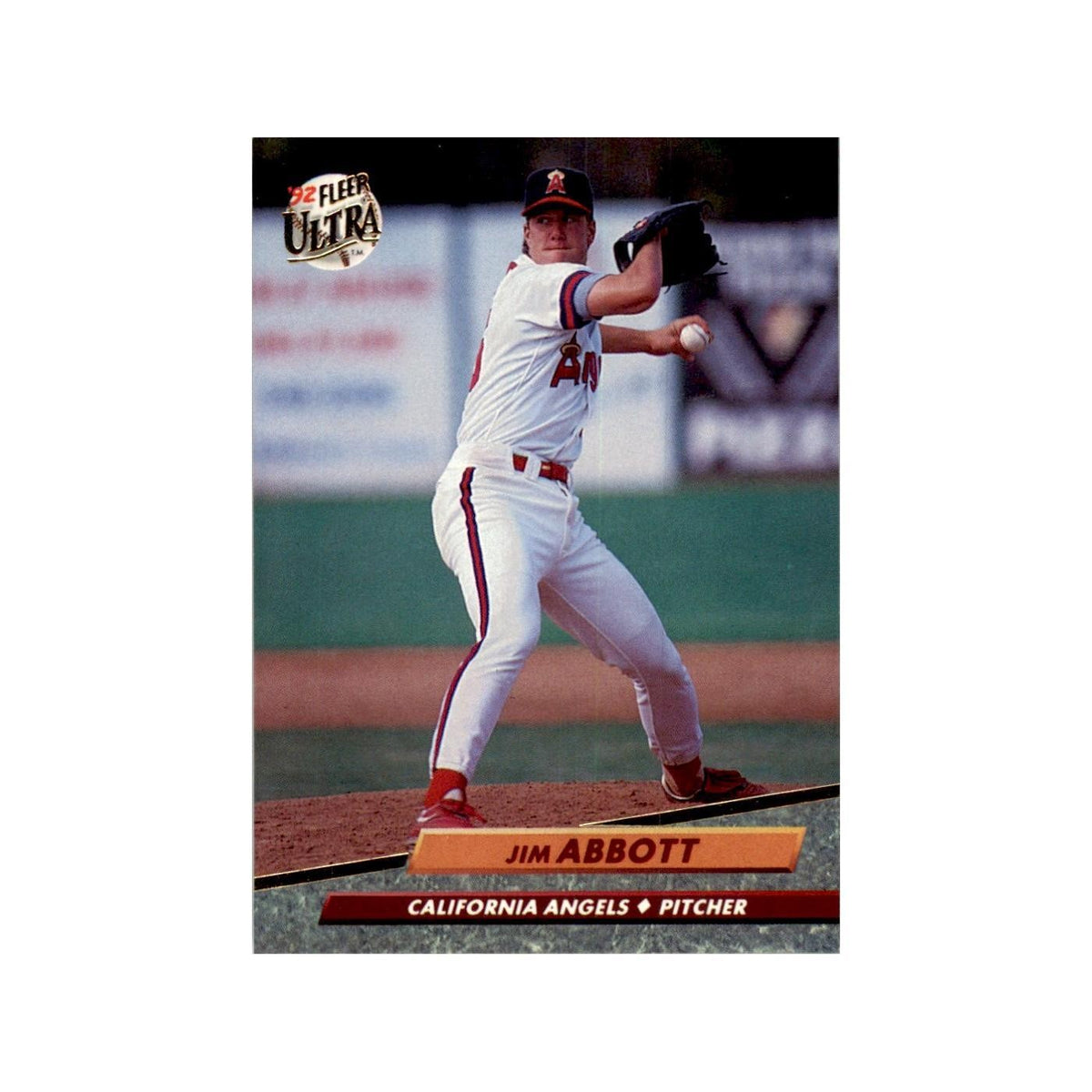 1992 Fleer Ultra Jim Abbott Baseball Cards #321