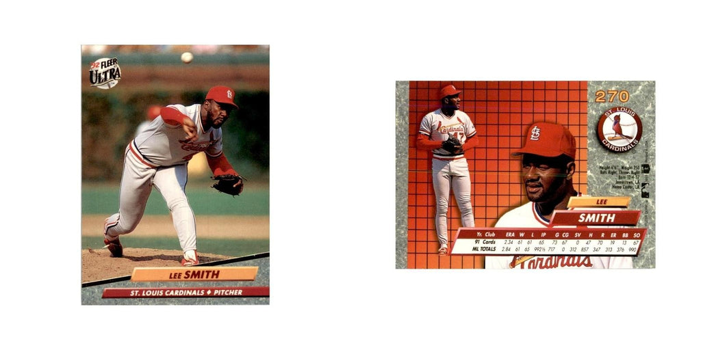 1992 Fleer Ultra Lee Smith Baseball Cards #270