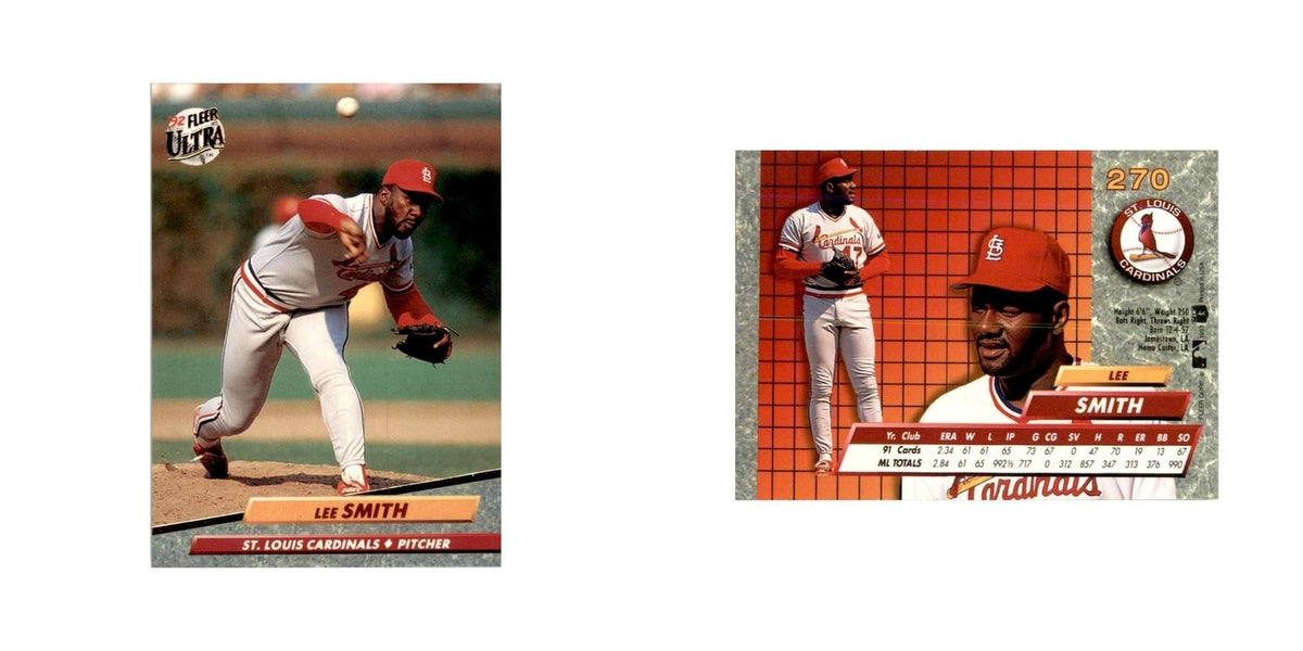 1992 Fleer Ultra Lee Smith Baseball Cards #270