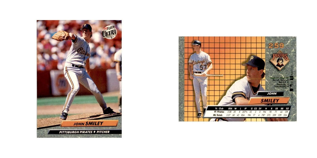 1992 Fleer Ultra John Smiley Baseball Cards #259