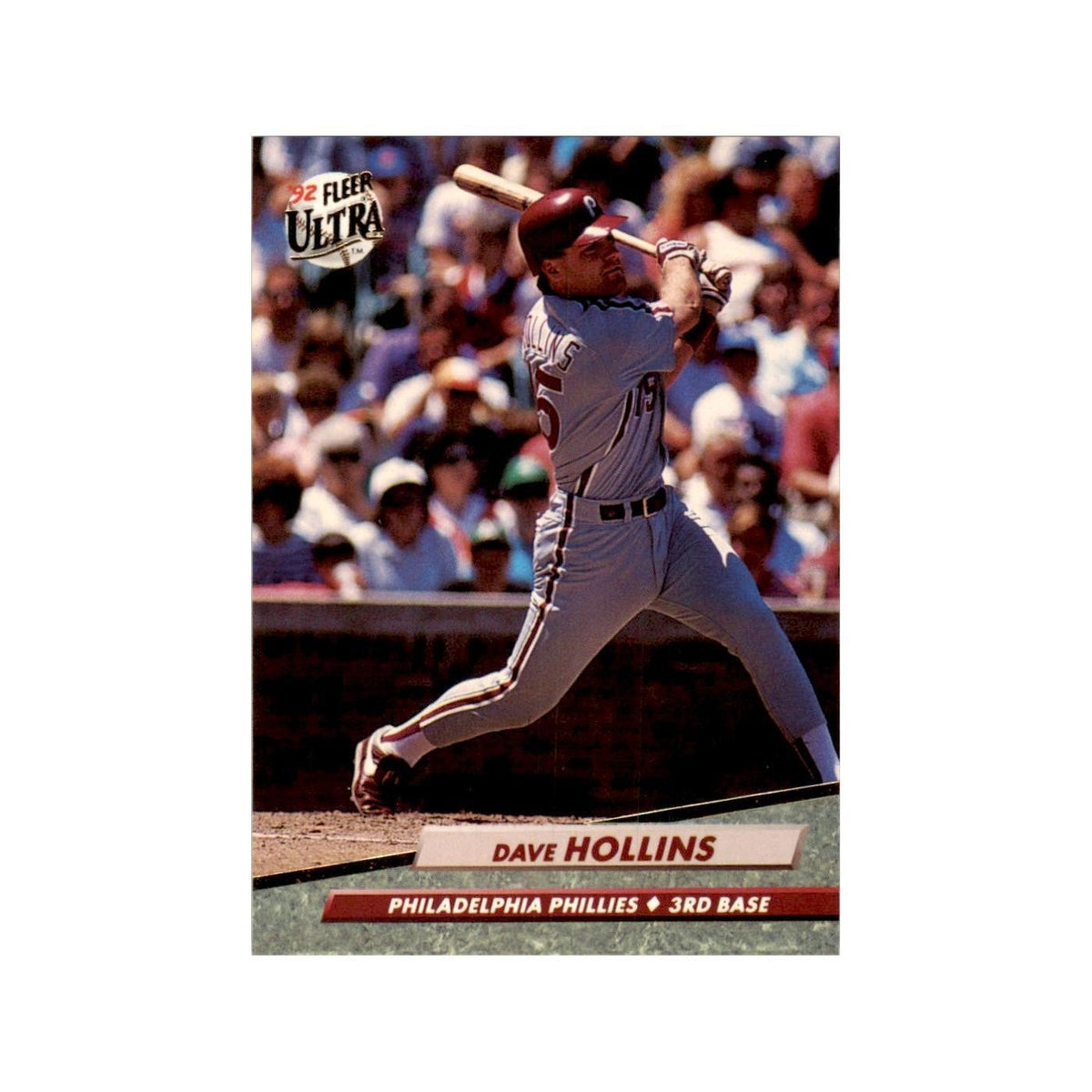 1992 Fleer Ultra Dave Hollins Baseball Cards #244