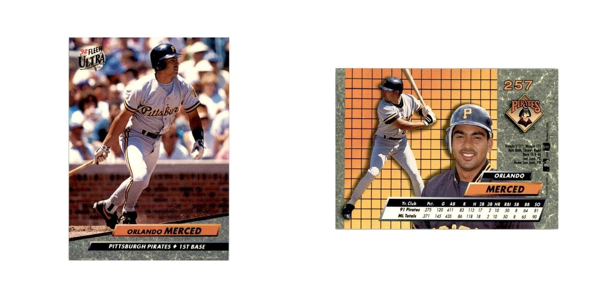 1992 Fleer Ultra Orlando Merced Baseball Cards #257