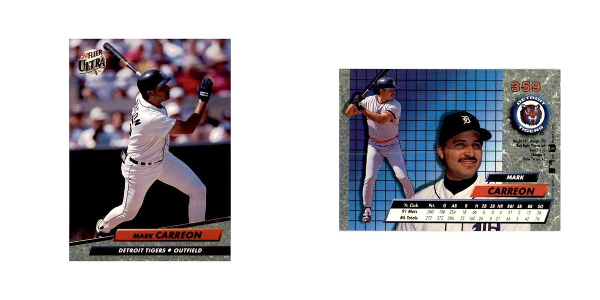 1992 Fleer Ultra Mark Carreon Baseball Cards #359