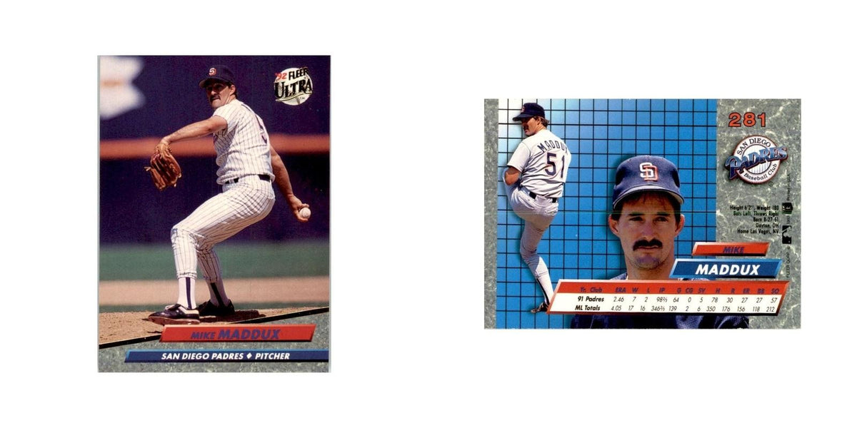 1992 Fleer Ultra Mike Maddux Baseball Cards #281