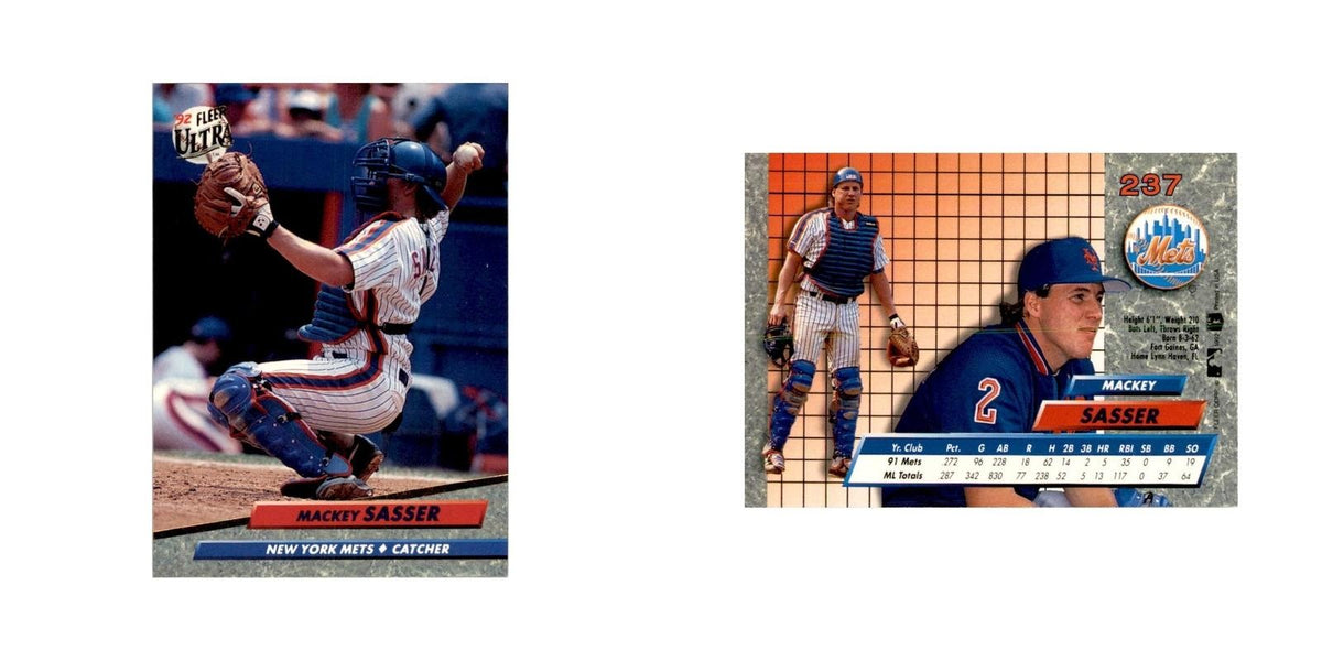 1992 Fleer Ultra Mackey Sasser Baseball Cards #237