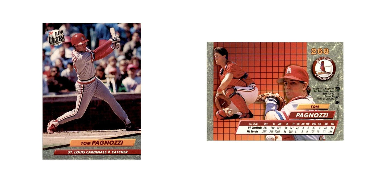 1992 Fleer Ultra Tom Pagnozzi Baseball Cards #268