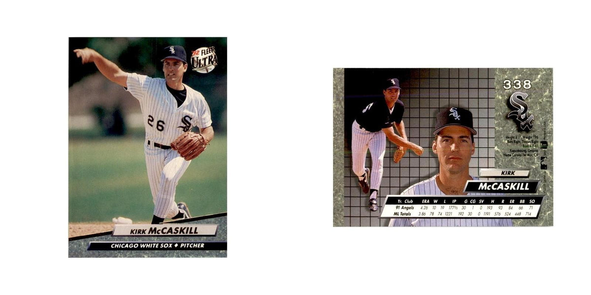 1992 Fleer Ultra Kirk McCaskill Baseball Cards #338