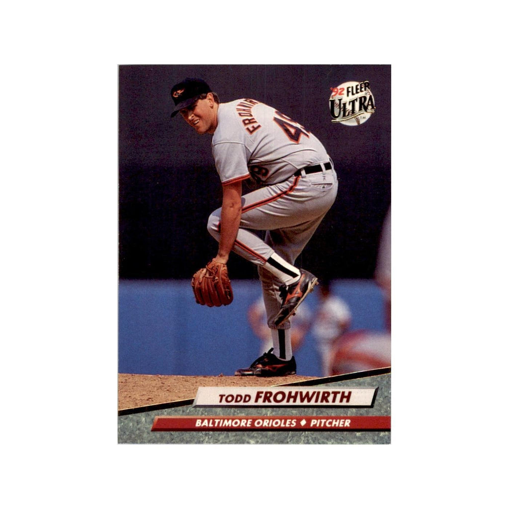1992 Fleer Ultra Todd Frohwirth Baseball Cards #302