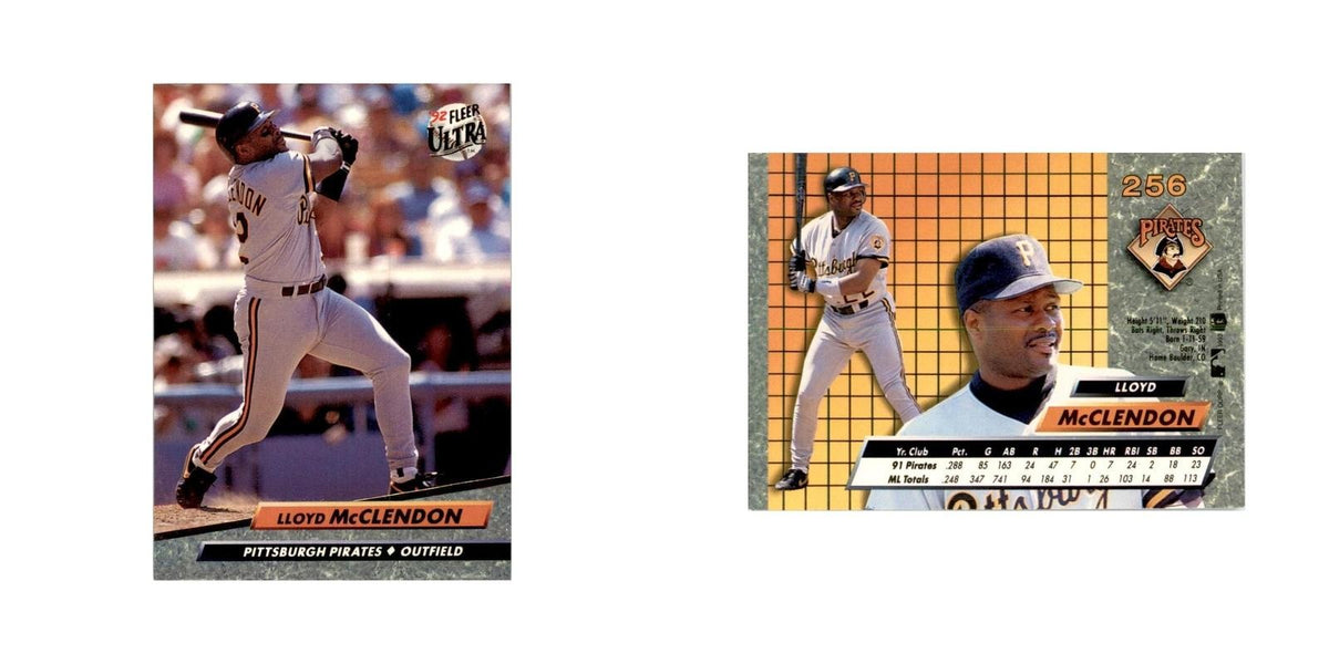1992 Fleer Ultra Lloyd McClendon Baseball Cards #256
