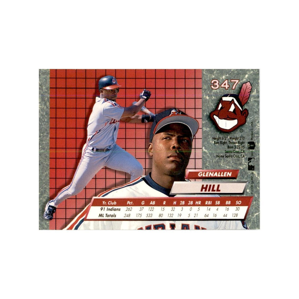 1992 Fleer Ultra Glenallen Hill Baseball Cards #347