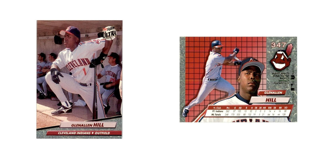 1992 Fleer Ultra Glenallen Hill Baseball Cards #347