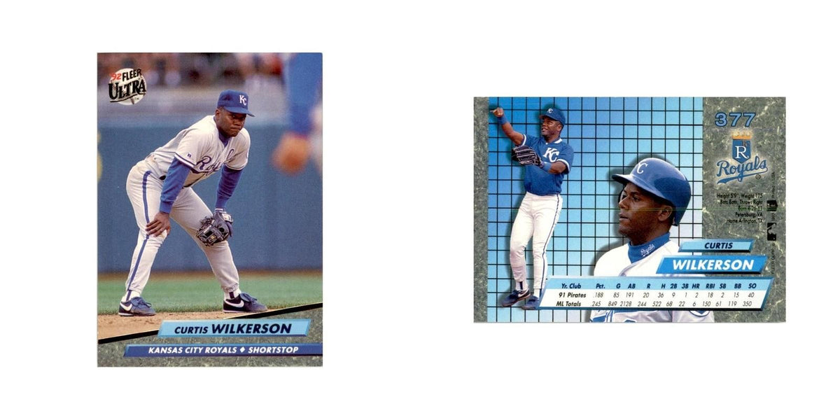 1992 Fleer Ultra Curtis Wilkerson Baseball Cards #377