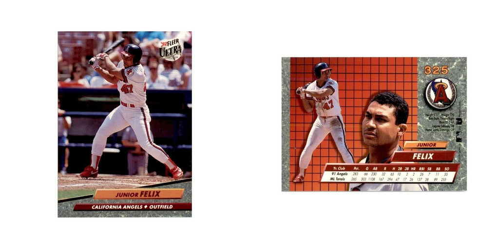 1992 Fleer Ultra Junior Felix Baseball Cards #325