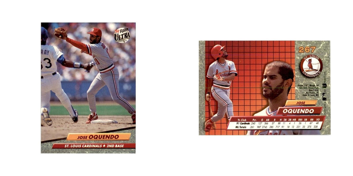1992 Fleer Ultra Jose Oquendo Baseball Cards #267