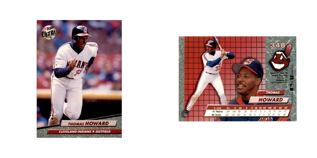 1992 Fleer Ultra Thomas Howard Baseball Cards #348