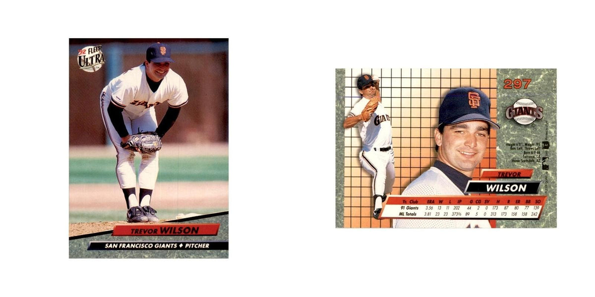 1992 Fleer Ultra Trevor Wilson Baseball Cards #297