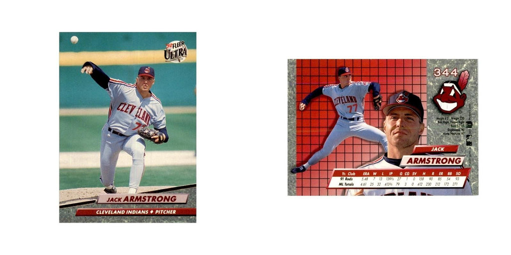 1992 Fleer Ultra Jack Armstrong Baseball Cards #344