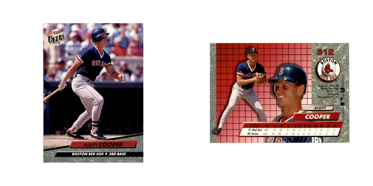 1992 Fleer Ultra Scott Cooper Baseball Cards #312