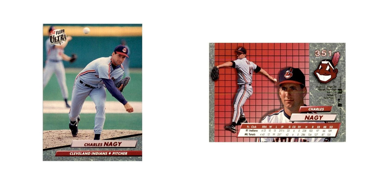 1992 Fleer Ultra Charles Nagy Baseball Cards #351