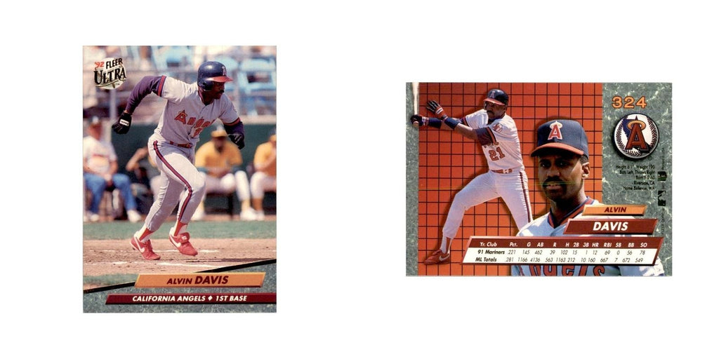 1992 Fleer Ultra Alvin Davis Baseball Cards #324