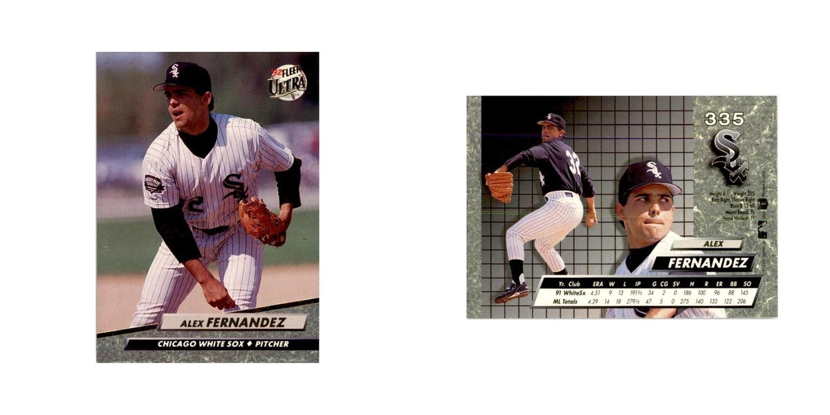 1992 Fleer Ultra Alex Fernandez Baseball Cards #335