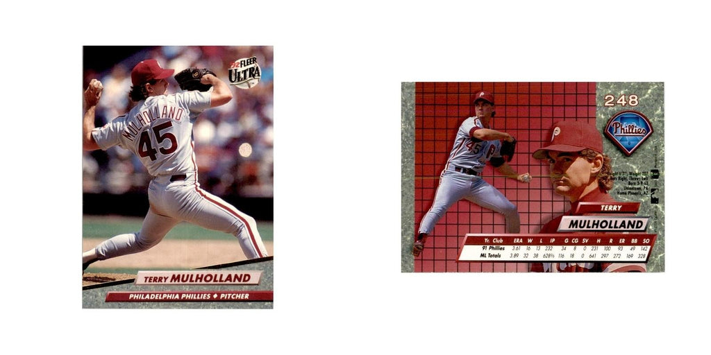 1992 Fleer Ultra Terry Mulholland Baseball Cards #248