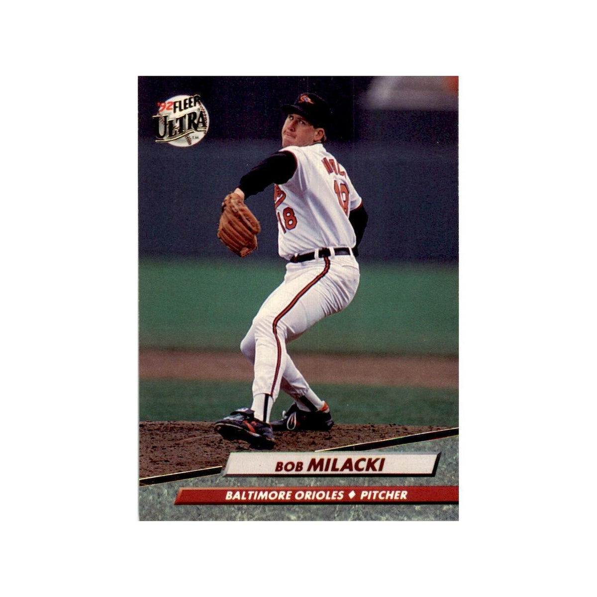 1992 Fleer Ultra Bob Milacki Baseball Cards #306