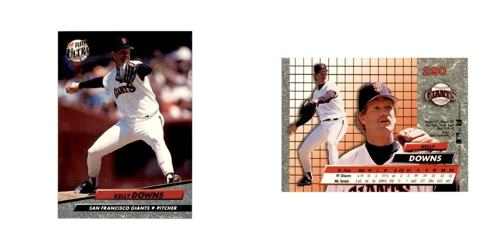 1992 Fleer Ultra Kelly Downs Baseball Cards #290