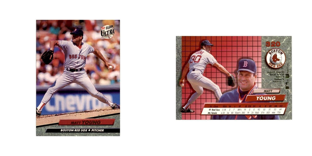 1992 Fleer Ultra Matt Young Baseball Cards #320