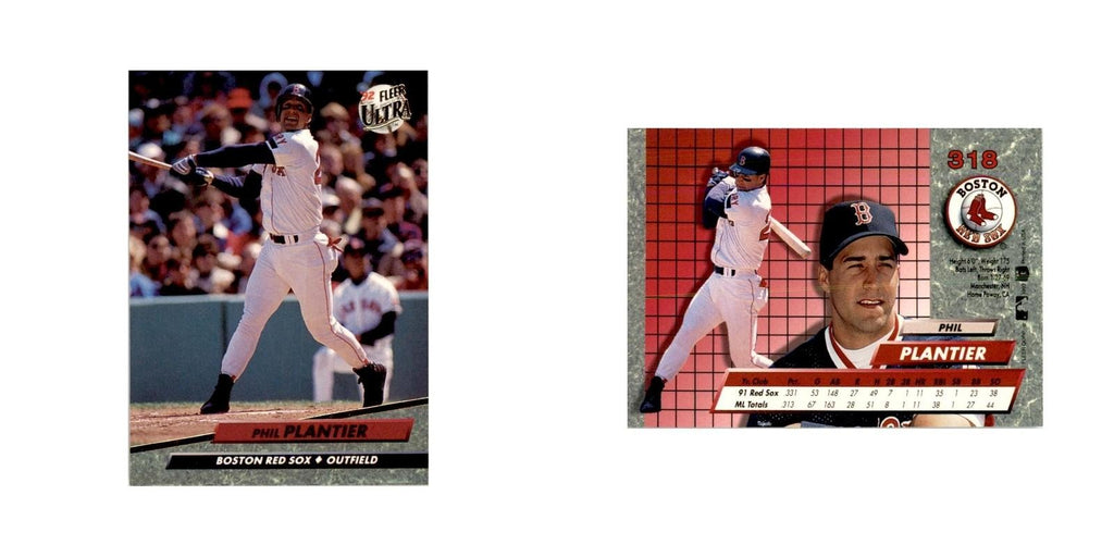 1992 Fleer Ultra Phil Plantier Baseball Cards #318