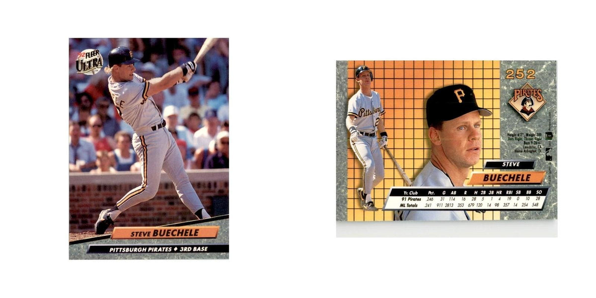 1992 Fleer Ultra Steve Buechele Baseball Cards #252