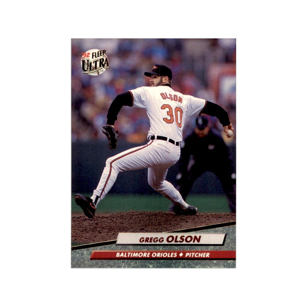 1992 Fleer Ultra Gregg Olson Baseball Cards #307