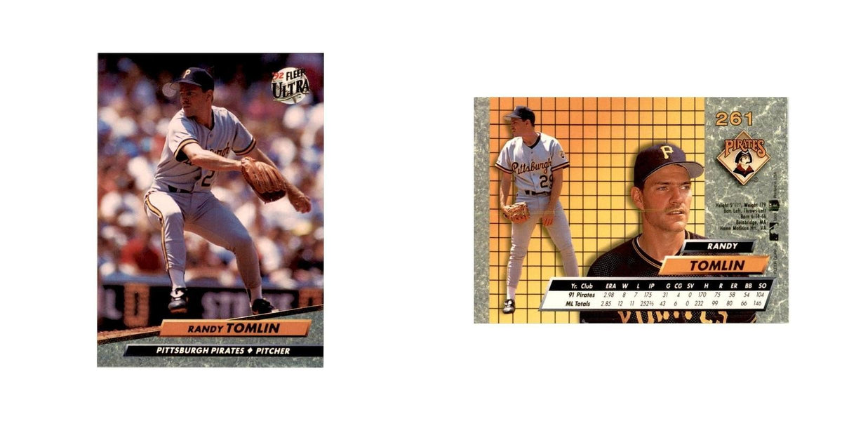 1992 Fleer Ultra Randy Tomlin Baseball Cards #261