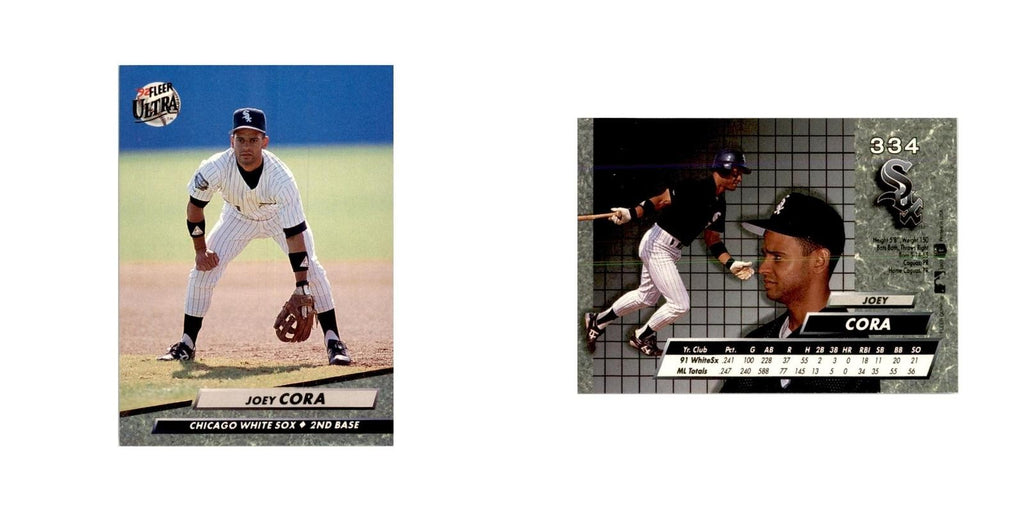 1992 Fleer Ultra Joey Cora Baseball Cards #334