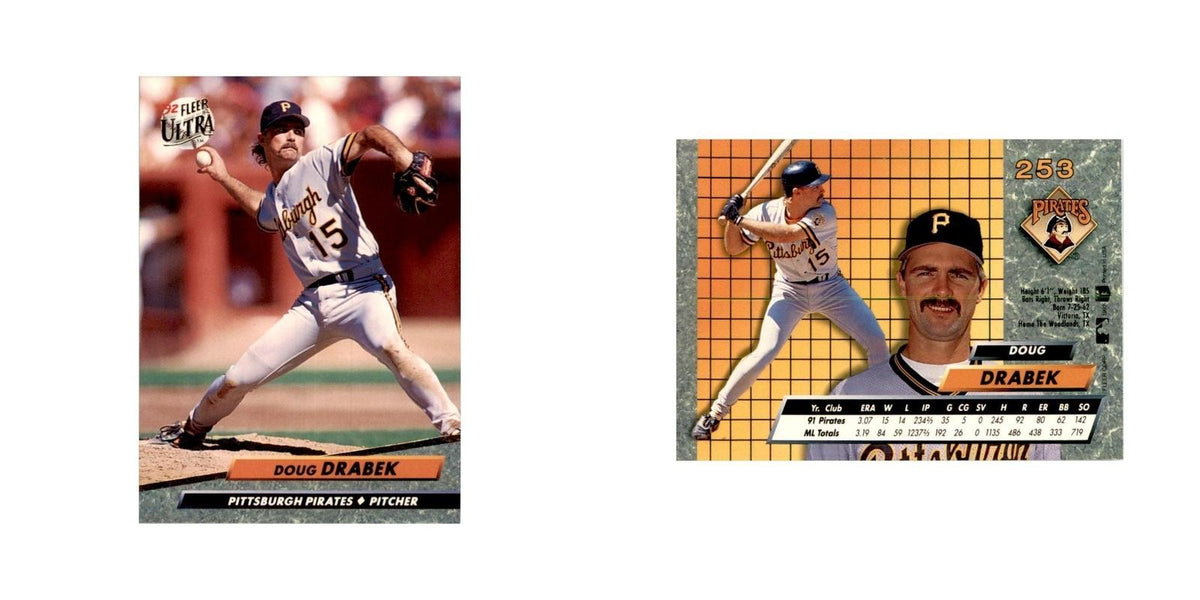1992 Fleer Ultra Doug Drabek Baseball Cards #253