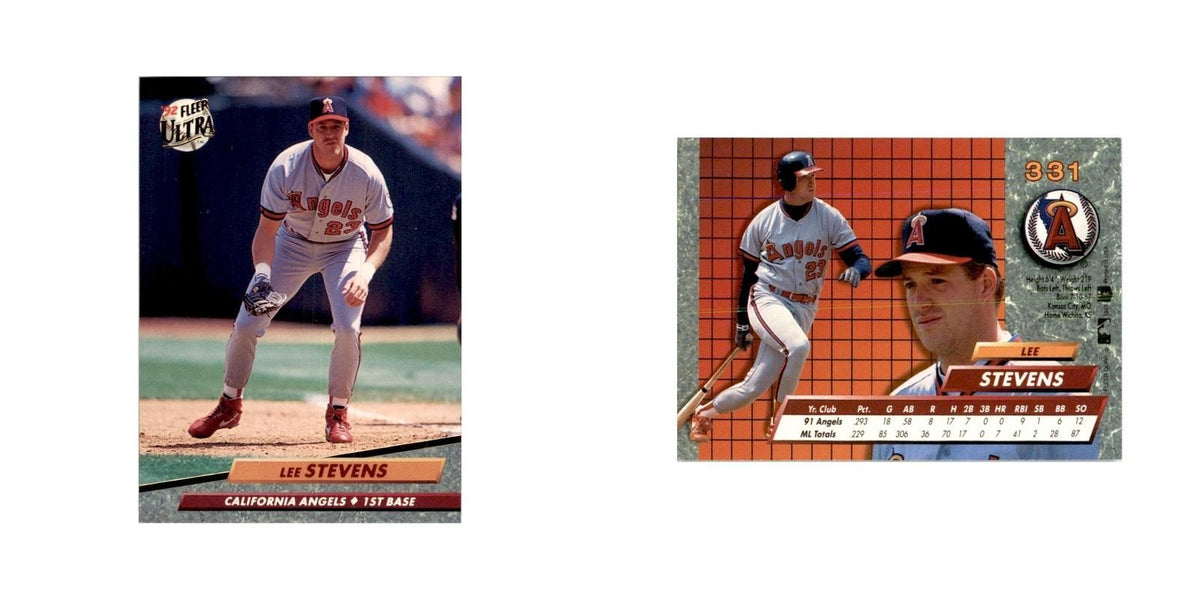 1992 Fleer Ultra Lee Stevens Baseball Cards #331