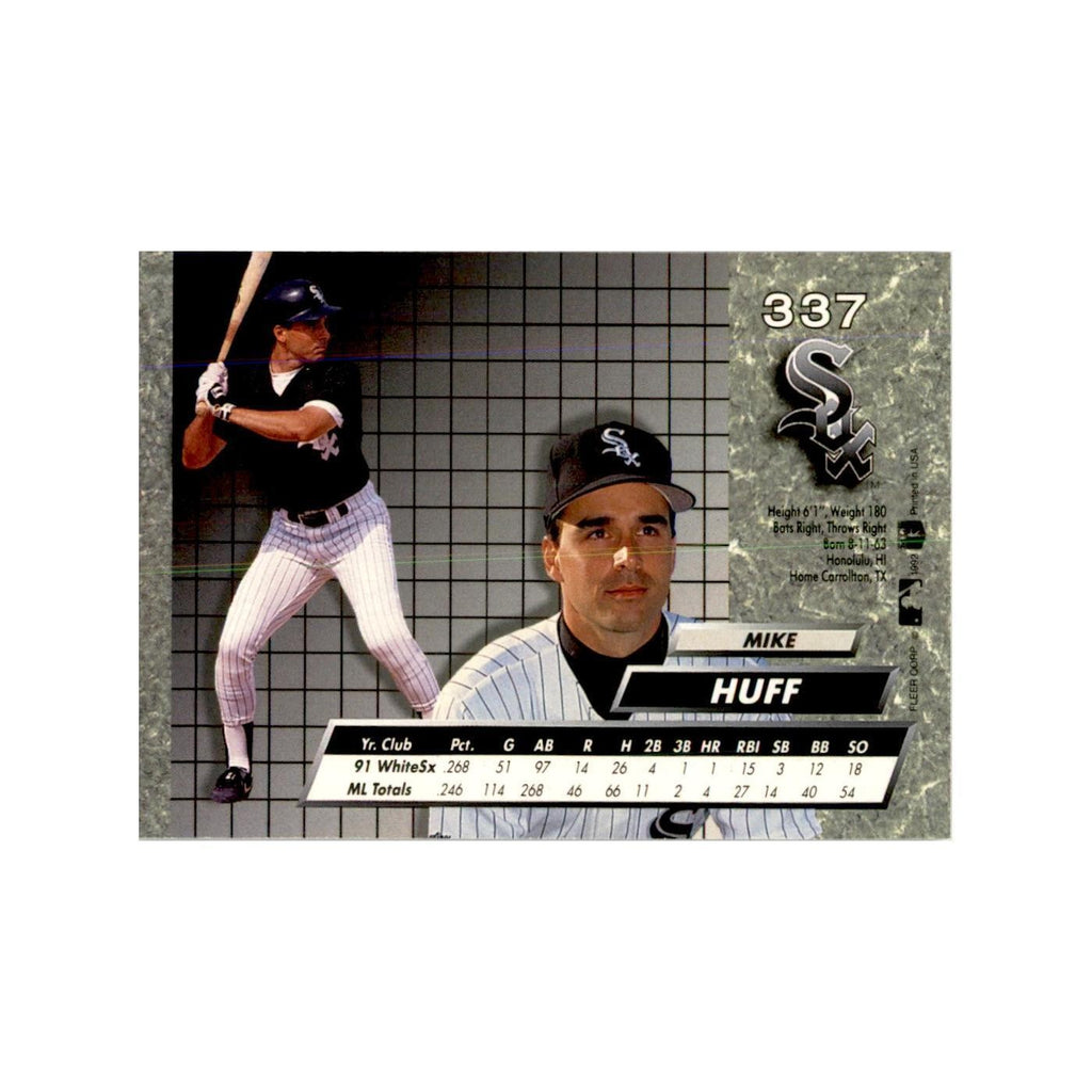 1992 Fleer Ultra Mike Huff Baseball Cards #337