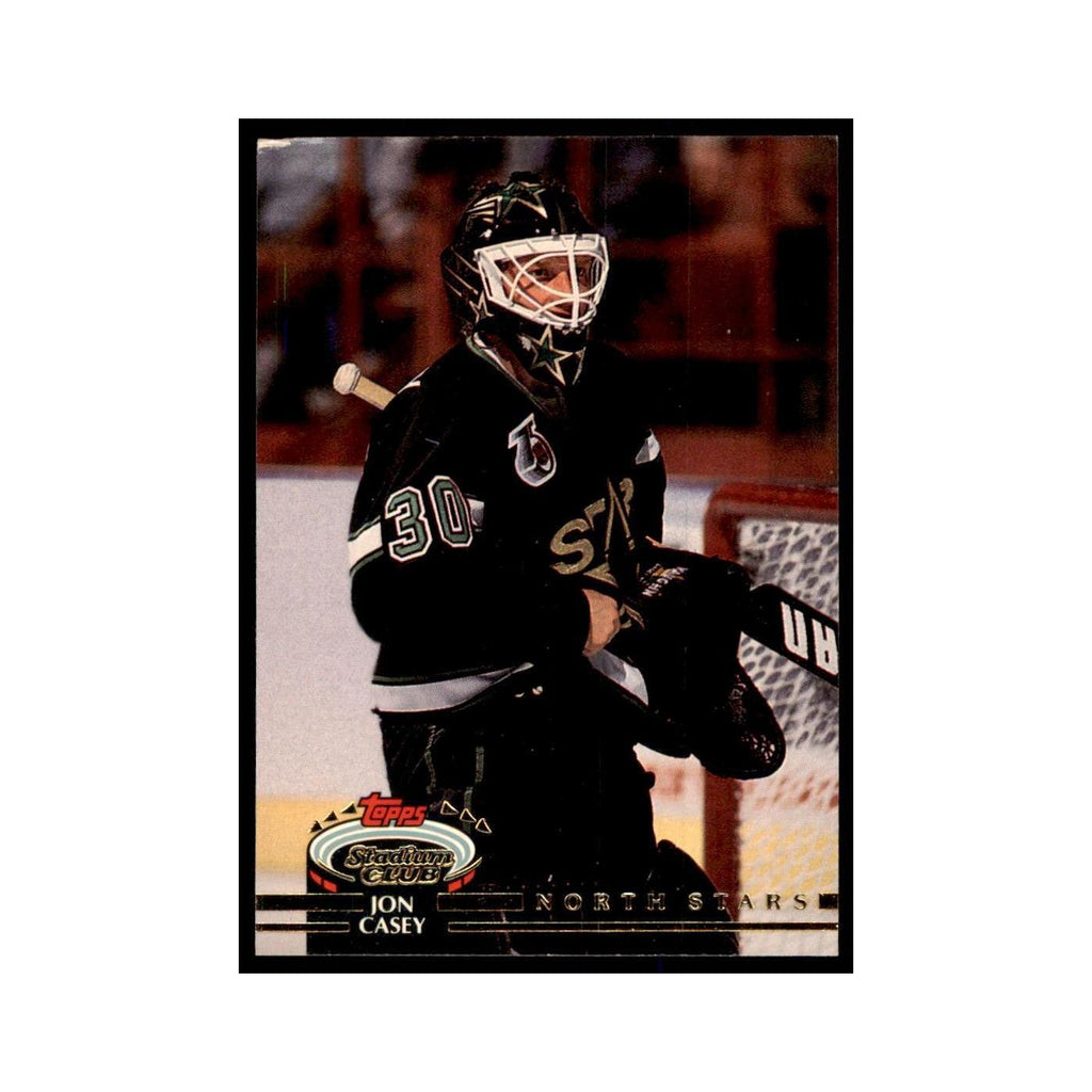 1992 Stadium Club Jon Casey Hockery Cards #198
