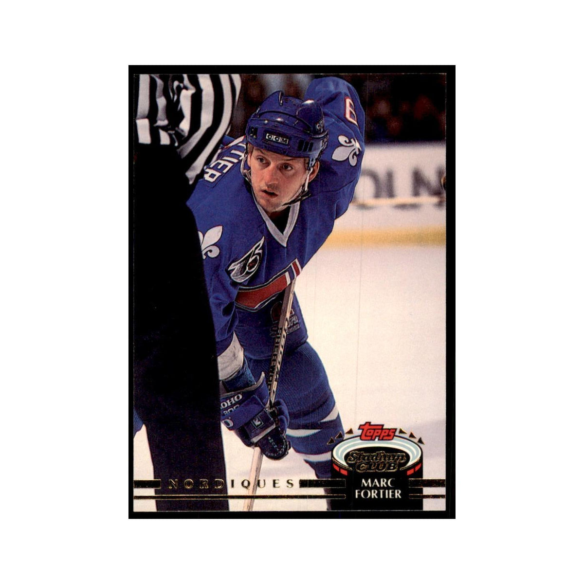 1992 Stadium Club Marc Fortier Hockery Cards #173