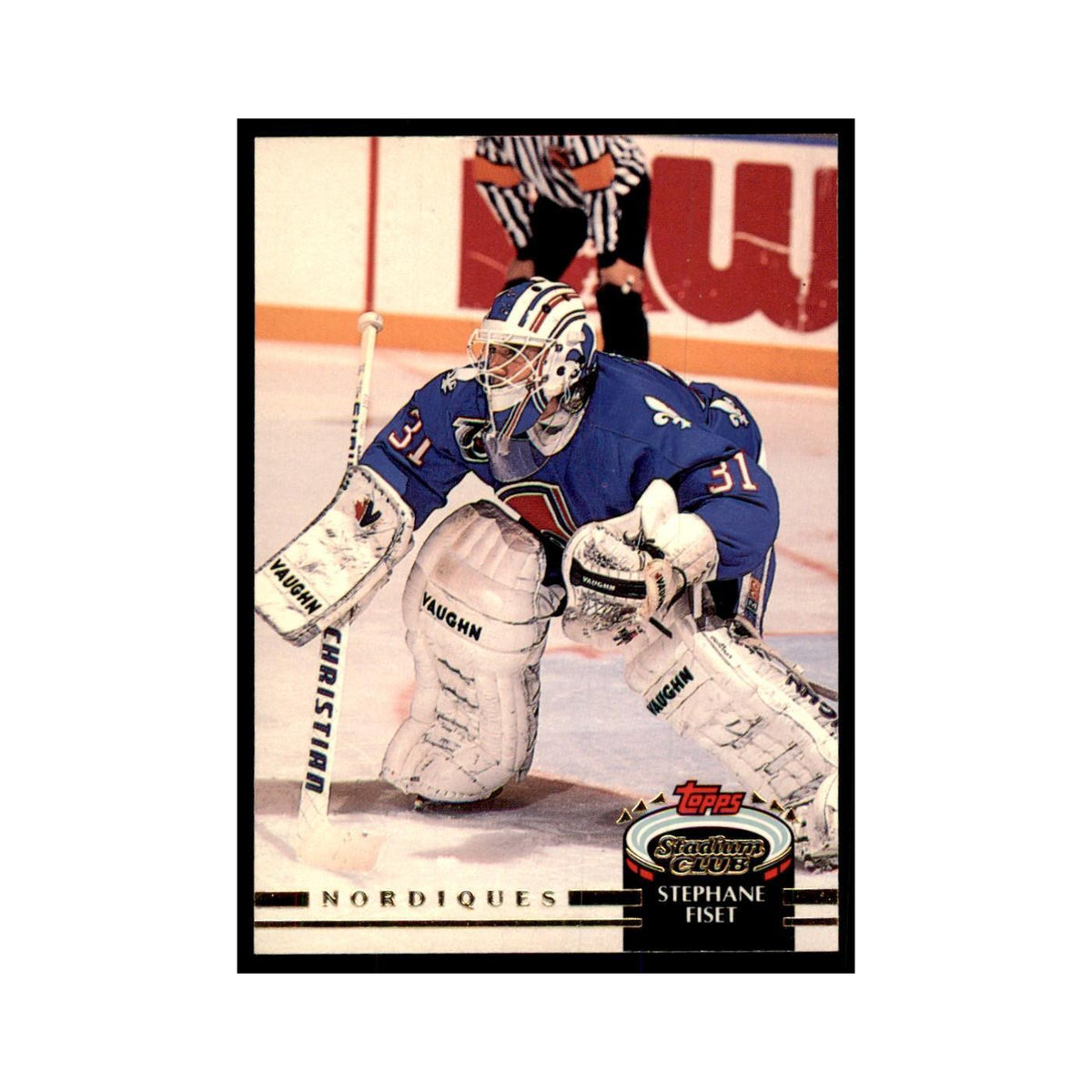 1992 Stadium Club Stephane Fiset Hockery Cards #196