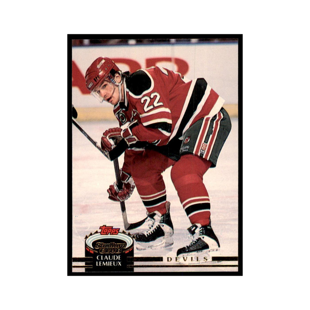 1992 Stadium Club Claude Lemieux Hockery Cards #50