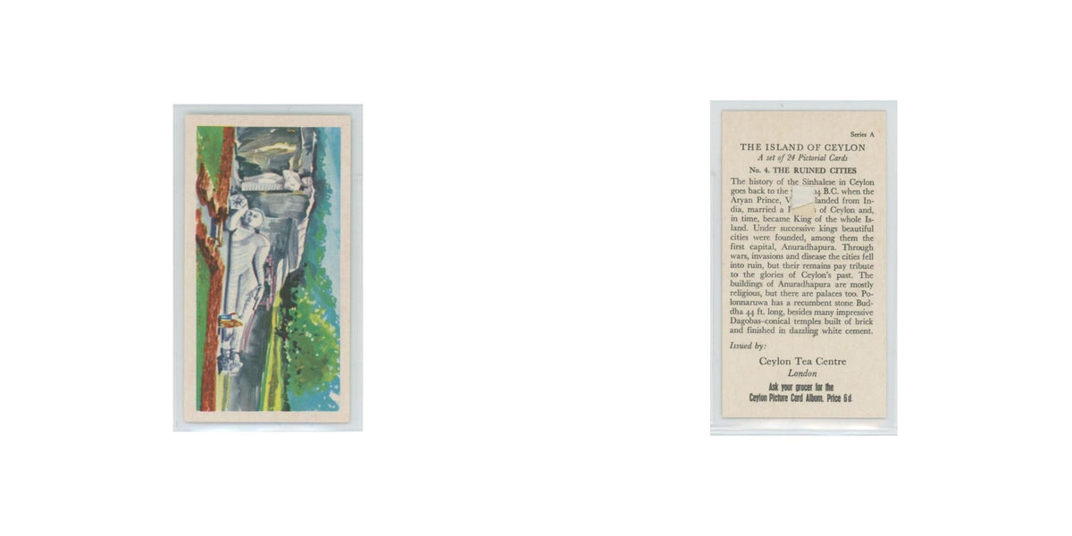 1955 Ceylon Tea Island of Ceylon The Ruined Cities #4.0